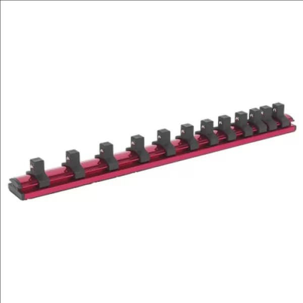Genuine SEALEY AK27083 Socket Retaining Rail Magnetic 3/8Sq Drive 12 Clips