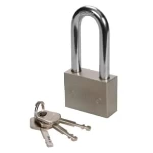 Silverline Steel Padlock Long Shackle 50mm 823534