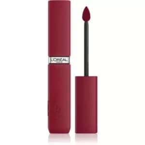LOreal Paris Infaillible Matte Resistance moisturising matt lipstick shade 500 Wine Not? 5 ml