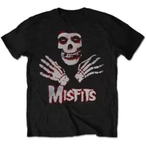 Misfits - Hands Unisex Large T-Shirt - Black