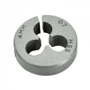 Faithfull HSS Straight Flute Split Die M4 x 0.7, 13/16in OD
