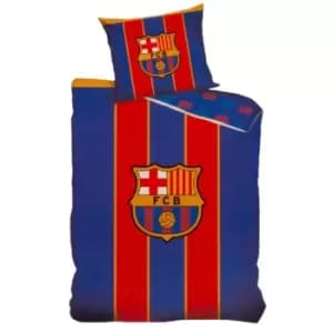 FC Barcelona Duvet Cover Set (Single) (Blue/Red)