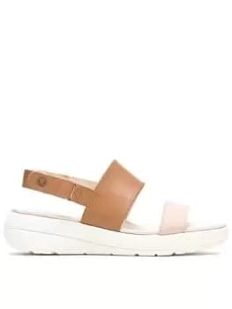 Hush Puppies Breathe Slingback Wedge Sandal, Tan, Size 8, Women