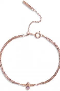 Olivia Burton Jewellery Bejewelled Bee Bejewelled Bee Bracelet RG & Amethyst