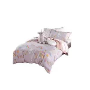 Linen House Childrens/Kids Unicorniverse Duvet Cover Set (Double) (Lilac)