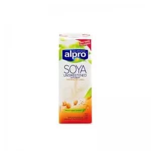Alpro Unsweetened Soya Milk 1 Litre Pack 8 0499047 10481CP