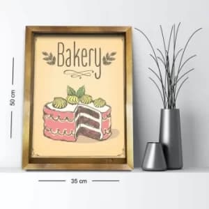 3550AHS-066 Multicolor Decorative Framed MDF Painting