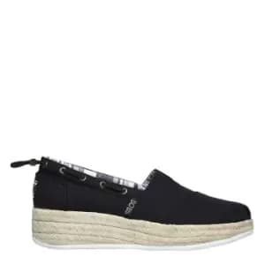 Skechers Espadrille Memory Foam Sli - Black