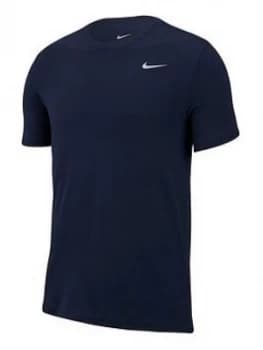 Nike Training Dry Plus Size T-Shirt, Navy, Size 2XL, Men