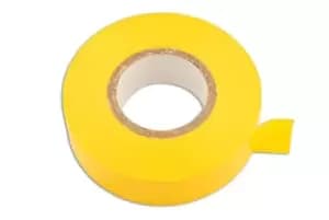 Yellow PVC Insulation Tape 19mm x 20m Pk 10 Connect 30382