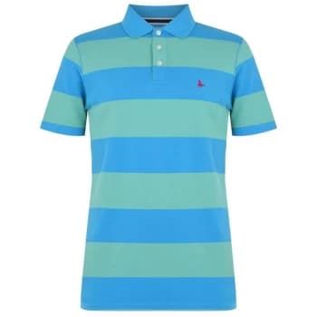 Jack Wills Jack Ilchester Rugby Stripe Polo - Multi-Blue