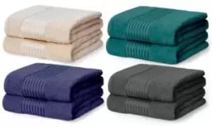 Two Piece Bath Sheet Bale: Biscuit