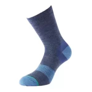 1000 Mile Mens Approach Walking Socks (L) (Navy)