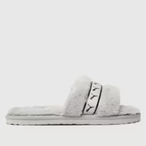 PUMA Silver Fluff Remix Metallic Sandals