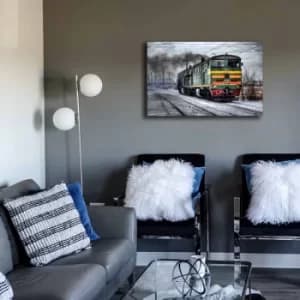 45702021C-066 Multicolor Decorative Canvas Painting