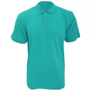 Kustom Kit Workwear Mens Short Sleeve Polo Shirt (3XL) (Turquoise)