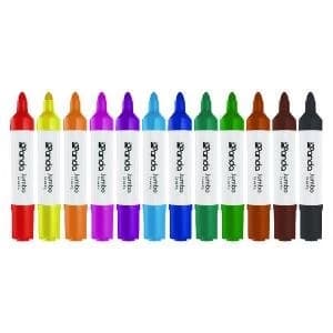 Graffico Jumbo Marker Assorted Pack of 12 619012