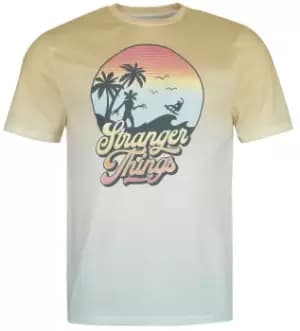 Stranger Things Sunset circle T-Shirt multicolour