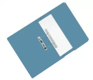 ValueX Pocket Transfer File Manilla Foolscap 285gsm Blue (Pack 25)
