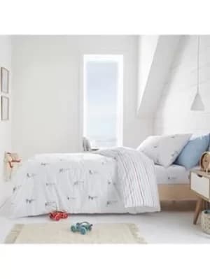 Little Bianca Sailing Boats Cotton Duvet Set, Multi, Size Junior