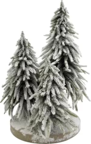 St Helens H&G Decorative Snow Finish Christmas Tree Display