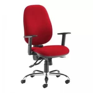 Jota ergo 24hr ergonomic asynchro task chair - Belize Red