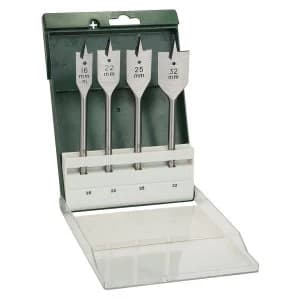 Bosch 4 Piece Flat Wood Drill Bit Set