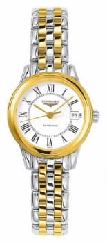Longines Flagship Womens 26mm Two Tone Swiss Watch