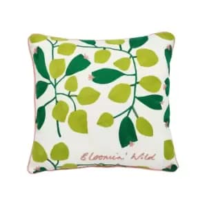 Scion Bloomin Wild Cushion 45cm x 45cm, Mint Leaf