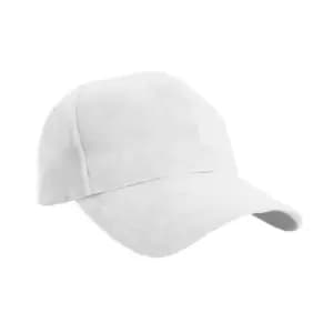 Result Pro Style Heavy Brushed Cotton Baseball Cap (Pack of 2) (One Size) (White)