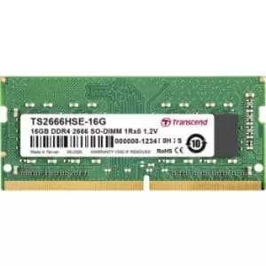 Transcend TS2666HSE-16G Laptop RAM card DDR4 16GB 1 x 16GB Non-ECC 2666 MHz 260-pin SO-DIMM CL19 TS2666HSE-16G