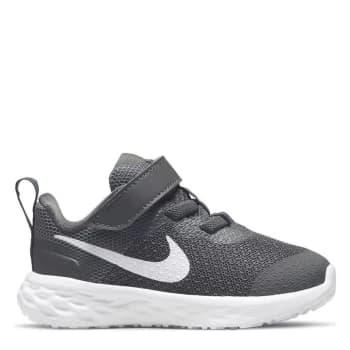 Nike Revolution 6 Baby/Toddler Shoe - Grey/White