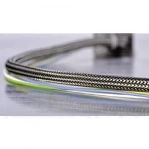 HellermannTyton 173 00600 HEGEMIP06 CUSP C4 EMC Braided Hose Aluminium Black