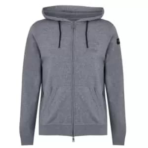 Paul And Shark Fleece Zip Hoodie - Grey