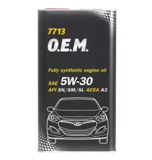 MANNOL Engine oil HYUNDAI,TOYOTA,CITROEN MN7713-4ME Motor oil,Oil
