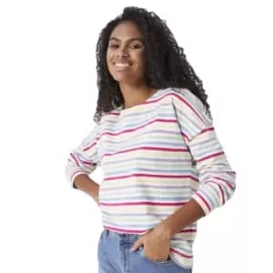 Crew Clothing Womens Heide Boat Neck Long Sleeve Top 12- Bust 37.5'