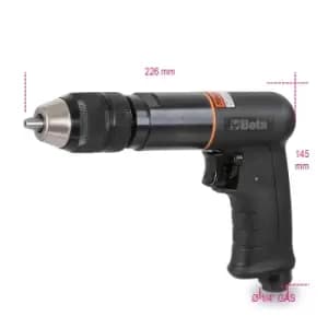 Beta Tools 1931CD13 Reversible Air Drill Composite Chuck 1.5-13mm 800rpm 380W