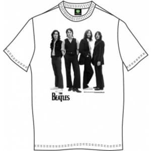 The Beatles Iconic Image Mens White T Shirt Small