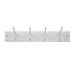 Wickes Light Duty Hook Rail White 450mm