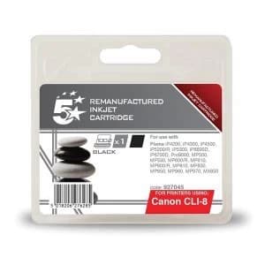 5 Star Office Canon CLI8 Black Inkjet Cartridge