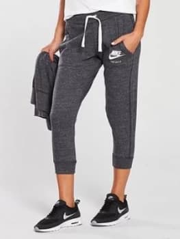 Nike Sportswear Gym Vintage Capri Pant Anthracite Anthracite Size L Women