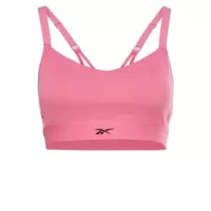 Reebok Lux Strappy Sports Bra Womens - Pink