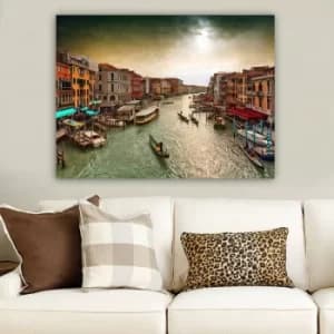 104668634_70100 Multicolor Decorative Canvas Painting