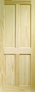 Wickes Skipton Internal Clear Pine 4 Panel Fire Door - 1981 x 686mm
