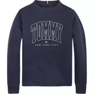 Tommy Hilfiger Bold Varsity Sweatshirt - Blue