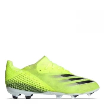 adidas X Ghosted.1 Childrens FG Football Boots - SolYellow/Blue