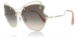 Miu Miu MU56RS Sunglasses Pale Gold ZVN3D0 61mm