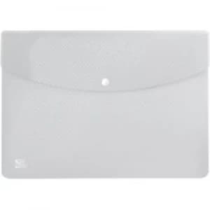 ELBA Document Wallet with Press Stud Closure Urban A4 Transparent PP Pack of 5