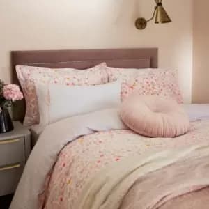 Katie Piper Confidence Dot Kingsize Duvet Cover Set, Grapefruit
