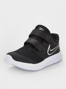 Nike Star Runner 2 Infant Trainer - Black/White, Size 7.5